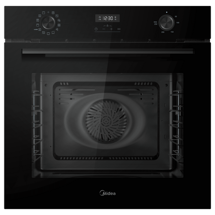 9 Program Sıyah Turbo Fırın 70 Lt