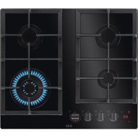 4 Göz Seramik Siyah Gaz Ocak