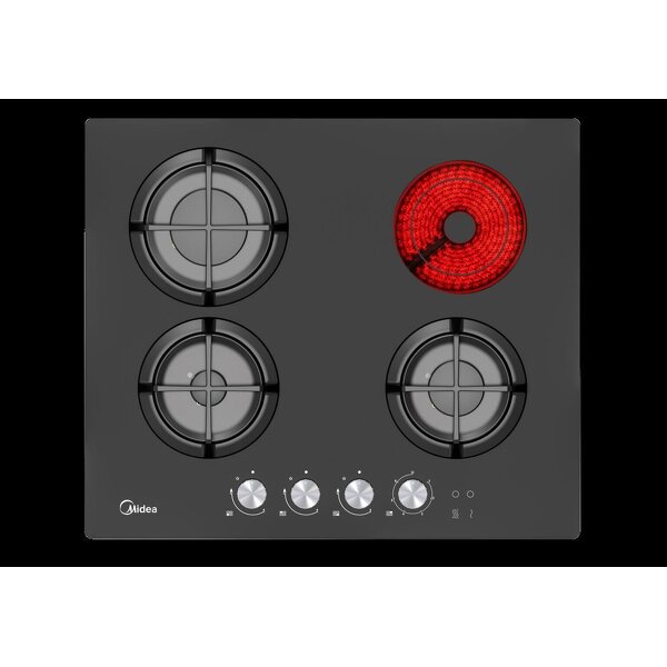 3 GÖZ GAZ 1 GÖZ ELEKTRİK SERAMİK  OCAK