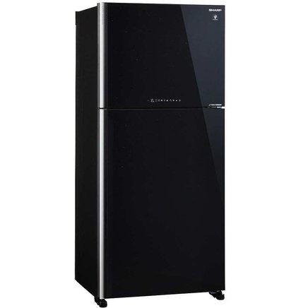 No Frost Siyah Mega Plus Cam Buzdolabı