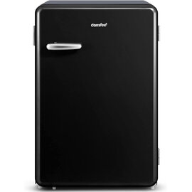 Retro Siyah Mini Buzdolabı