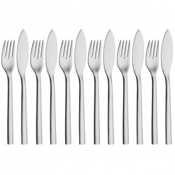 Fish Knife And Fork 12 Pieces Nuova