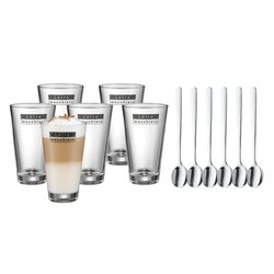 Latte Macchıato Set 6Pcs. Wıth Spoons